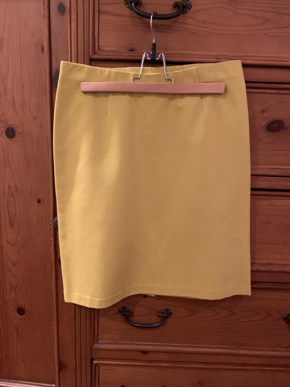 Women’s Chartreuse Pencil Skirt